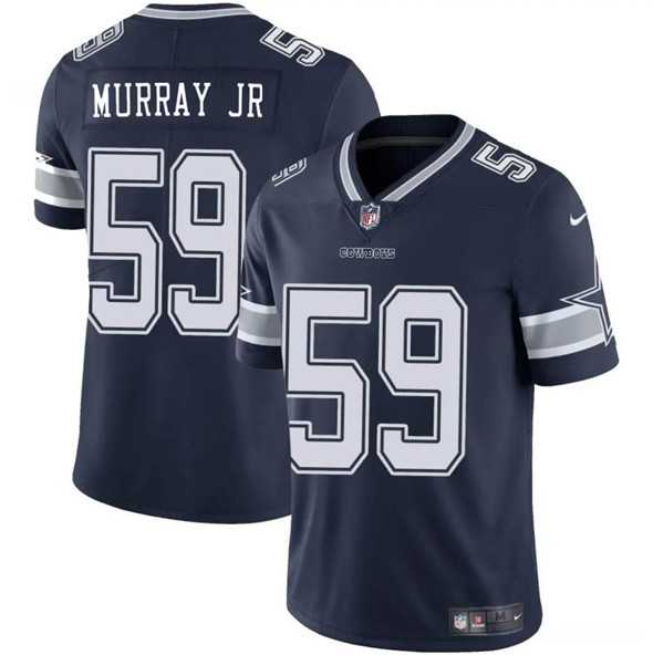 Men & Women & Youth Dallas Cowboys #59 Kenneth Murray Jr. Navy 2025 Vapor Untouchable Limited Stitched Jersey